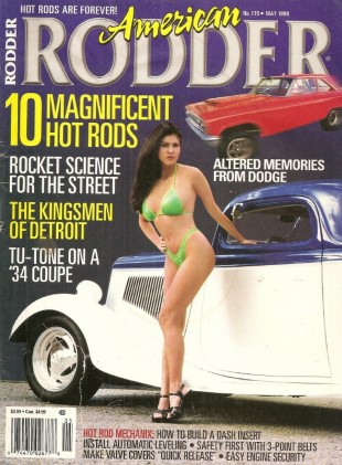 AMERICAN RODDER 1999 MAY - ALTERED WHEELBASE 65 HEMI DODGE, HARNESS INSTALL